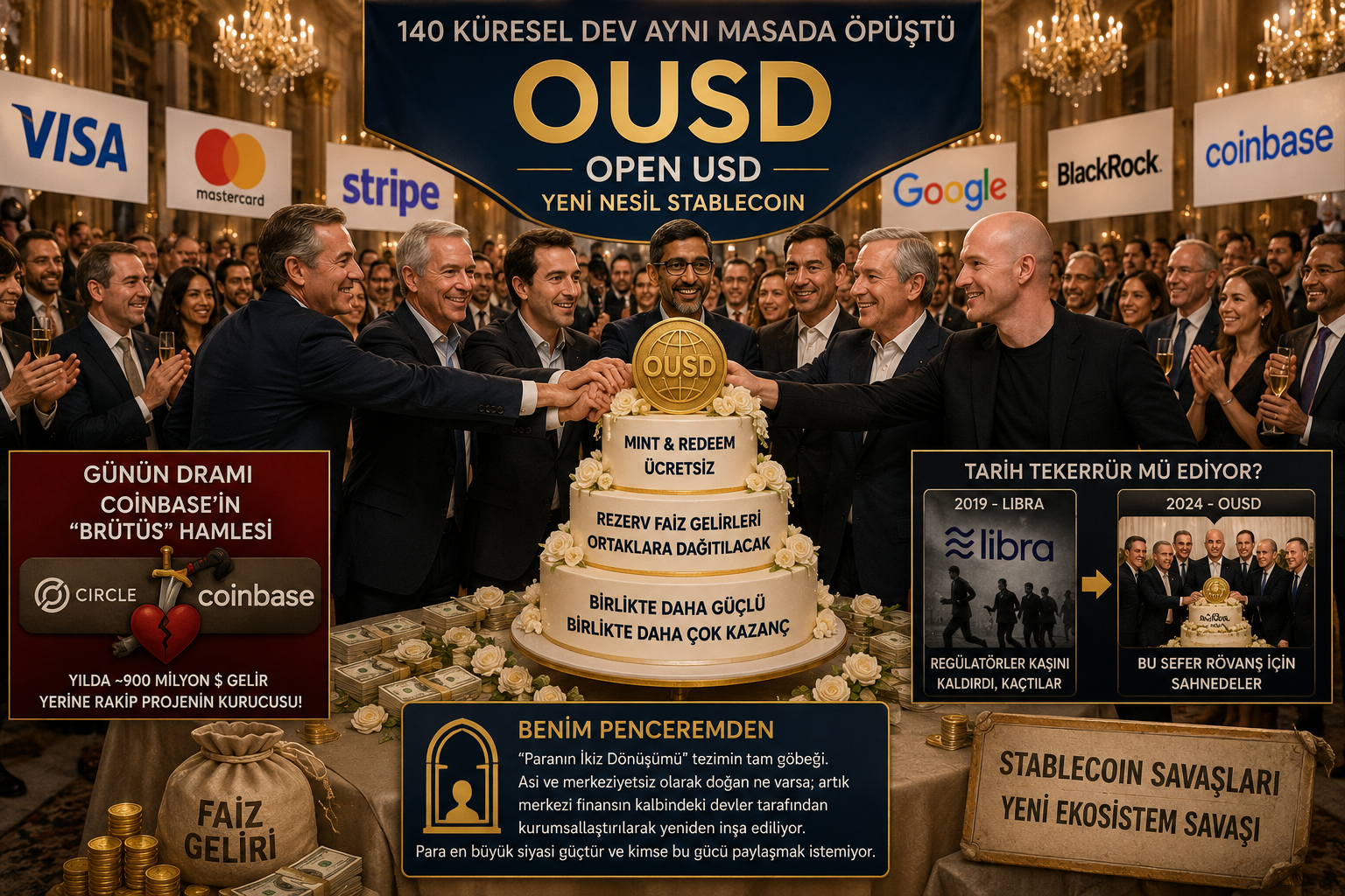 Stablecoin Pazarında Deprem: 140 Küresel Dev Birleşti, Open USD (OUSD) Doğdu! (2026)